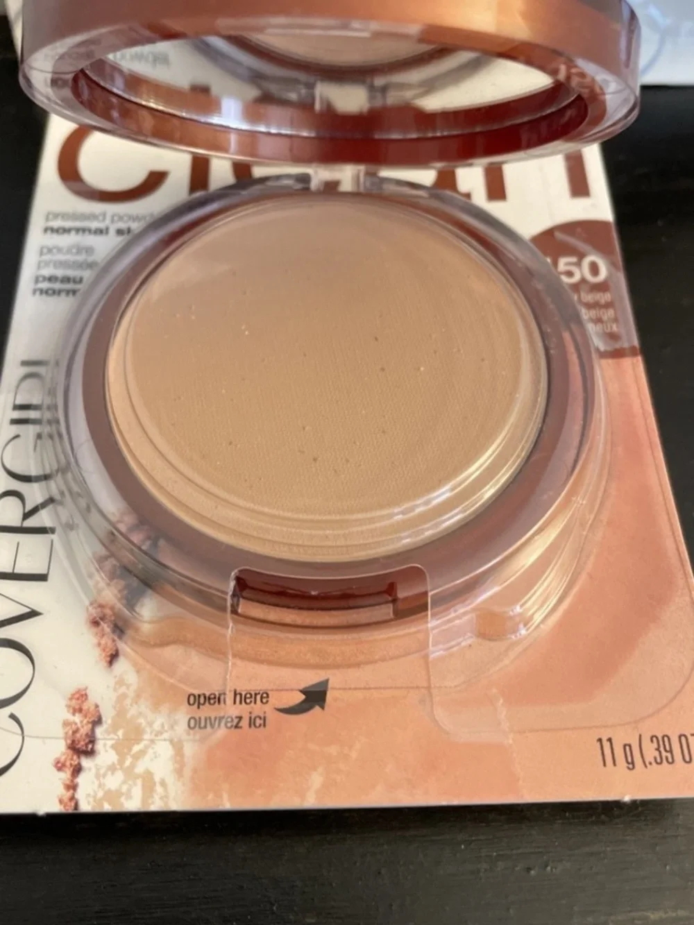 COVERGIRL Clean Pressed Powder 150 CREAMY BEIGE Original Talc x3